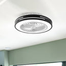Alva 50cm Led Light / Ceiling Fan W Remote (Black)-6