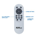 Alva 50cm Led Light / Ceiling Fan W Remote (Black)-7