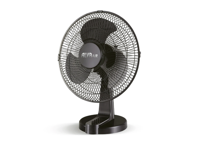 Image of  Alva Air 30Cm Plastic Desk Fan Black 35W inHeating & Cooling,Fans,Ac Powered