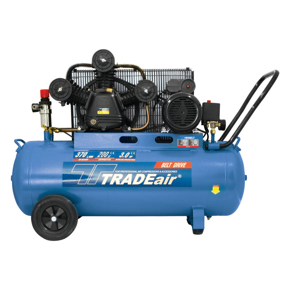 Tradeair Compressor Belt Drive  3HP 200L