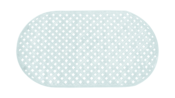 Image of Wildberry Bath Mat Clear