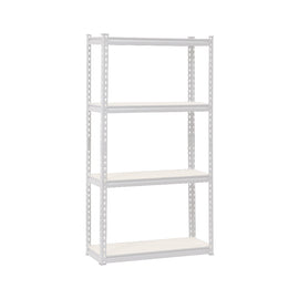 Wildberry Adiy3901 4 Tier Mdf Shelf - White (813 X 305 X 1524Mm) in Tools & DIY 