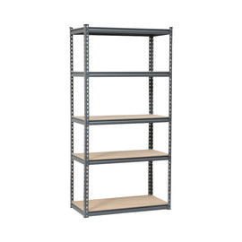 Wildberry 5 Tier Mdf Metal Stand Grey in Tools & DIY 