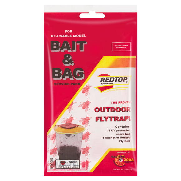 Redtop Fly Bait & Bag Service Pack