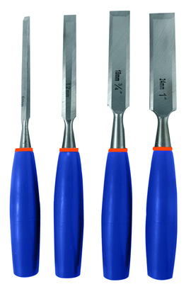Fragram Wood Chisel  4-Pce Blue Sharp