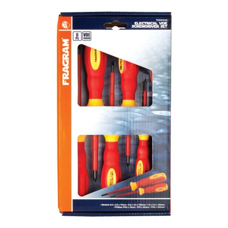 Screwdriver Set 6Pce Electrical VDE
