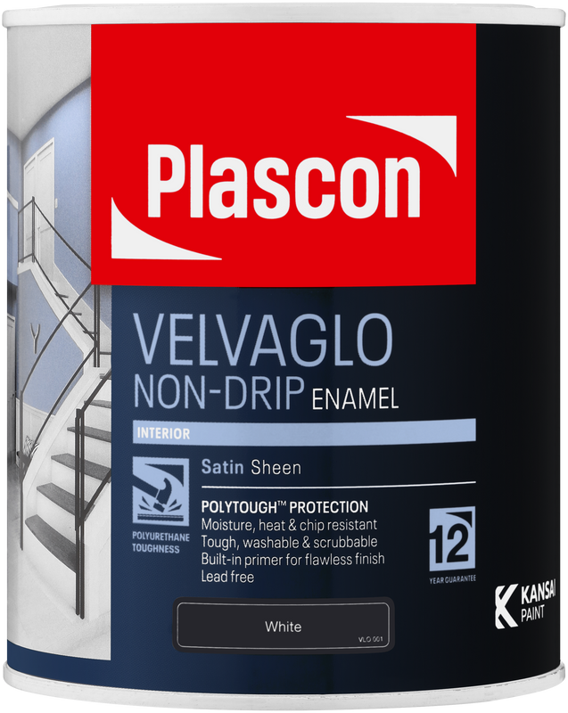 Plascon Velvaglo Satin White 1L in Paint