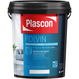 Plascon Polvin Super Acrylic White 20L in Paint