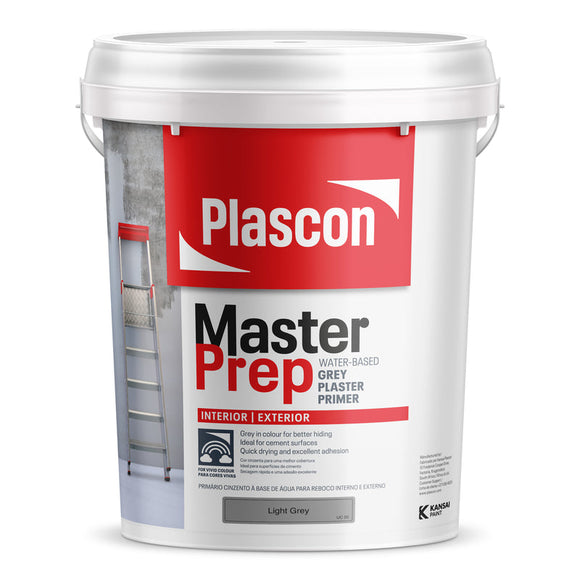 Master Prep WB Plaster Primer Light Grey 20L in Paint