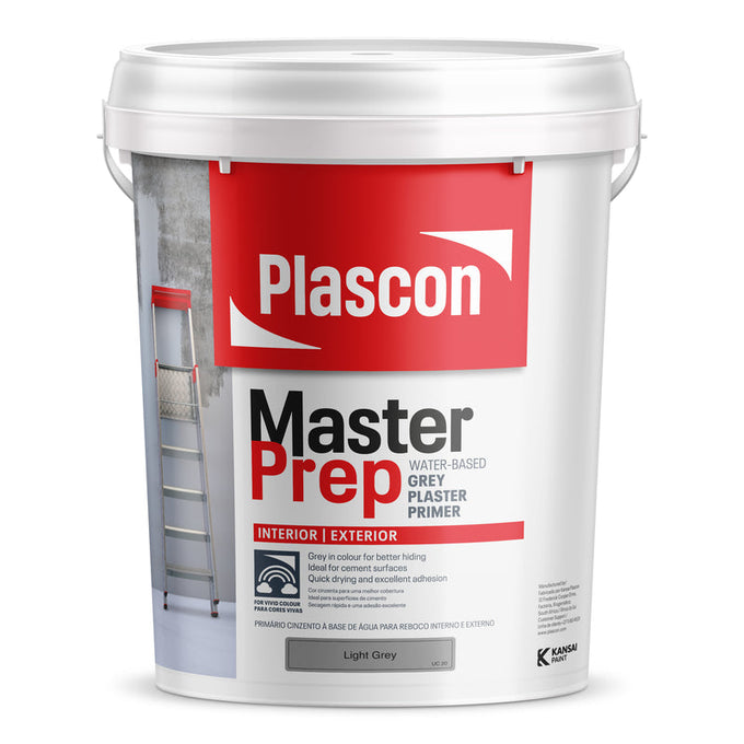 Master Prep WB Plaster Primer Light Grey 20L in Paint