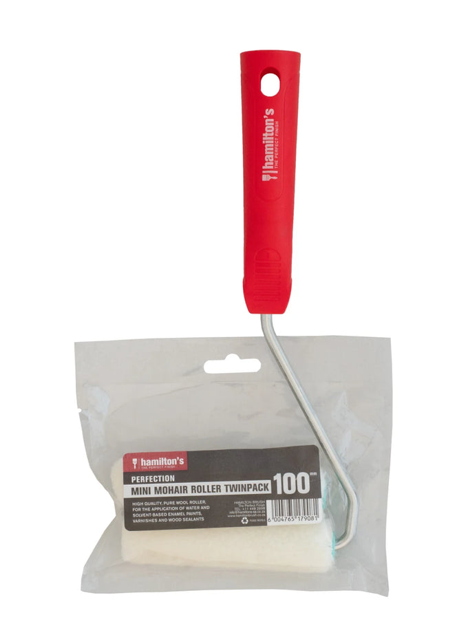 Hamiltons Mini Mohair 100mm T/Pack Roller - image 01
