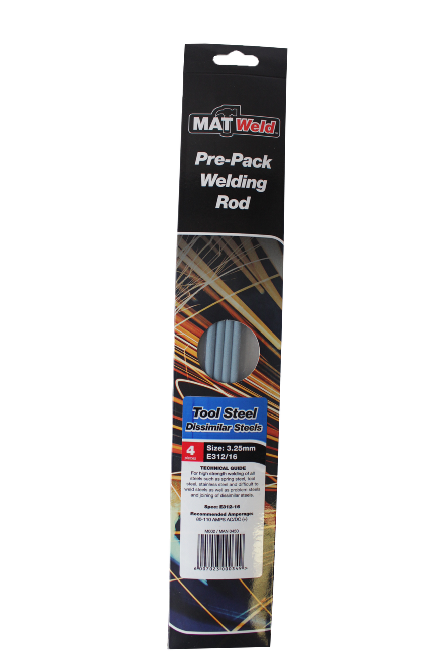 Matweld Rods Tool Steel 3.2mm 4pk MAN0450 in Tools
