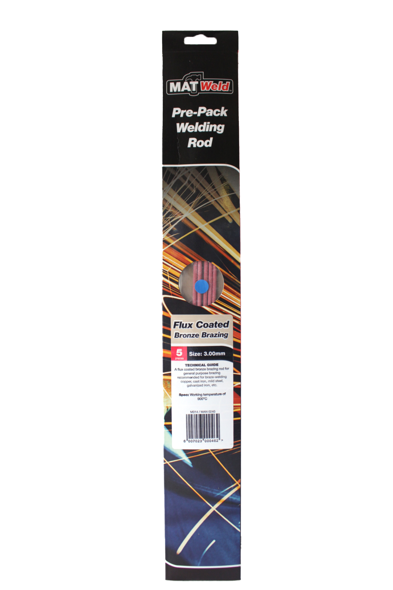 Matweld Rods Brazing Flux 3mm 5pk MAN0240 in Tools