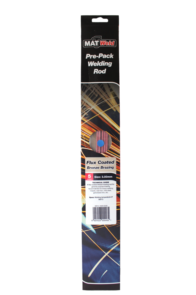 Matweld Rods Brazing Flux 3mm 5pk MAN0240 in Tools