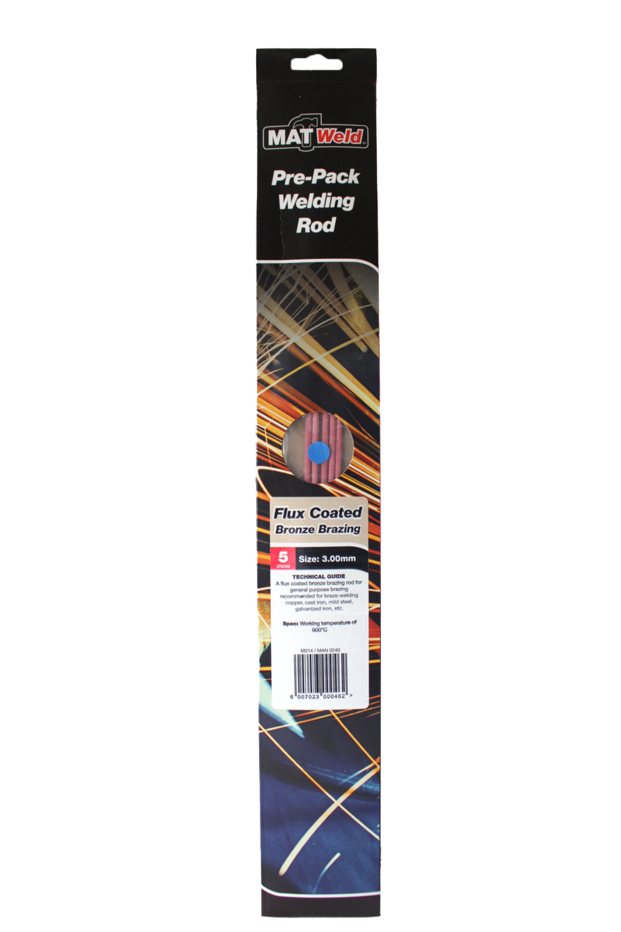 Matweld Rods Brazing Flux 3mm 5pk MAN0240 in Tools