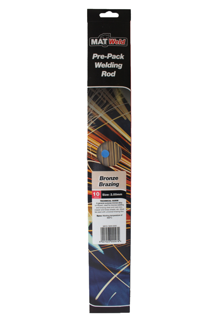 Matweld Rods Brazing M15 2mm 10pk MAN0250 in Tools
