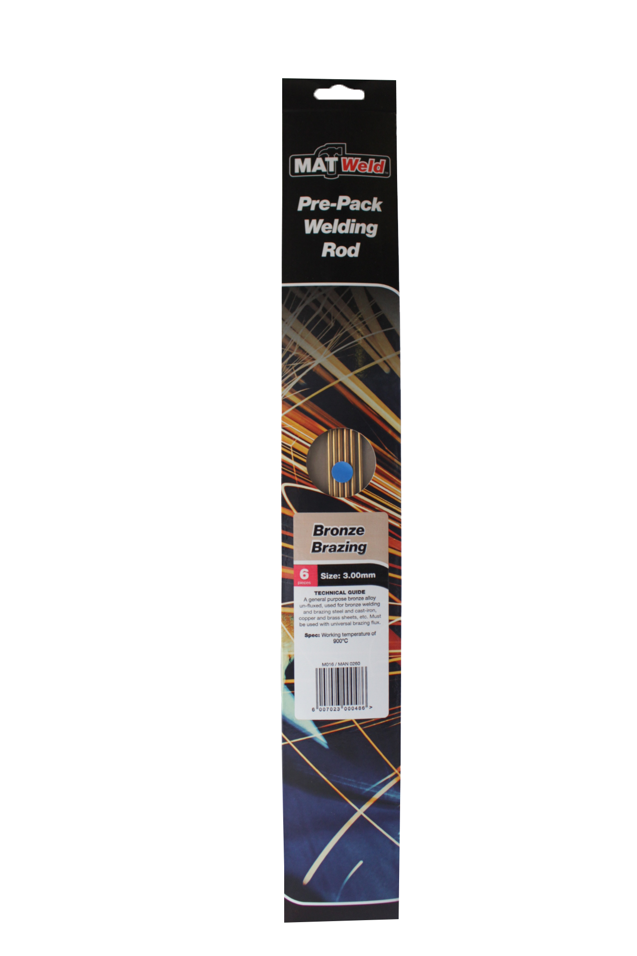 Matweld Rods Brazing M15 3mm 6pk MAN0260 in Tools