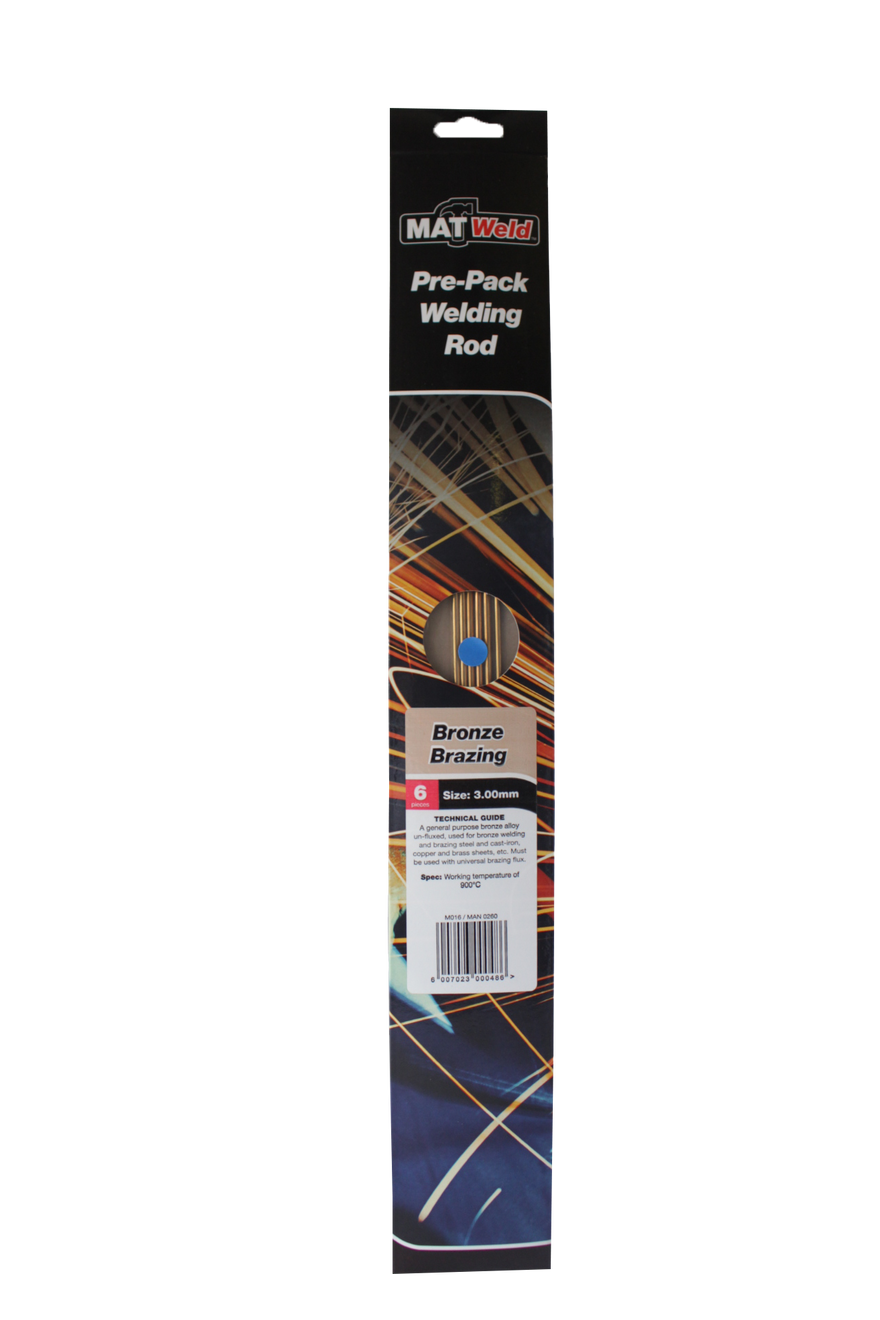 Matweld Rods Brazing M15 3mm 6pk MAN0260 in Tools