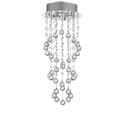 Brightstar Chandelier Stainless Steel with Crystals CH255