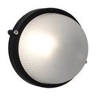 Eurolux Bulkhead Round Small Plain 180mm 1X60W Black - image 01