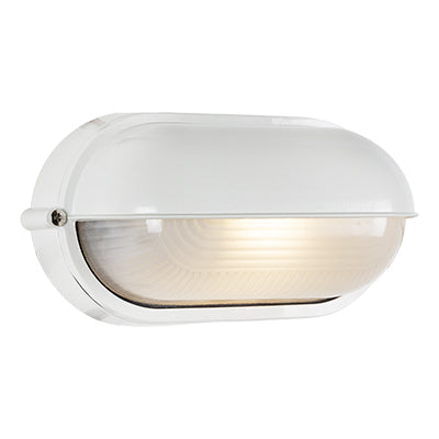 Eurolux Oval Bulkhead Small Eyelid210mm White in Electrical & Lighting_Interior Lighting