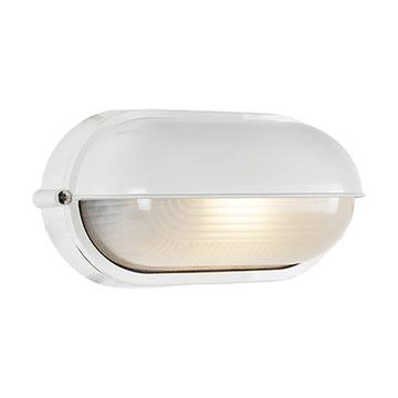 Eurolux Oval Bulkhead Small Eyelid210mm White - image 01