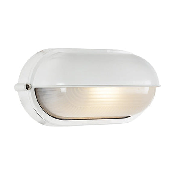 Eurolux Oval Bulkhead Small Eyelid210mm White - image 01