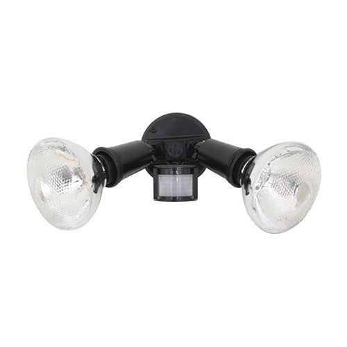 Eurolux Security Light PAR38 2 Light 150W Black in Electrical & Lighting,Lighting,Exterior Lighting