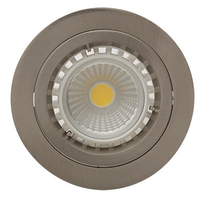 Eurolux Downlight Standard Straight Twist 80mm Satin Chrome in Electrical & Lighting,Lighting,Interior Lighting