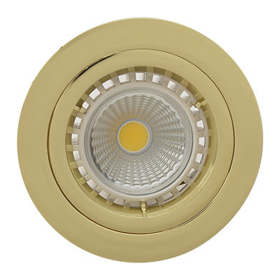 Eurolux Downlight Standard Straight Twist 80mm Polished Brass in Electrical & Lighting,Lighting,Interior Lighting