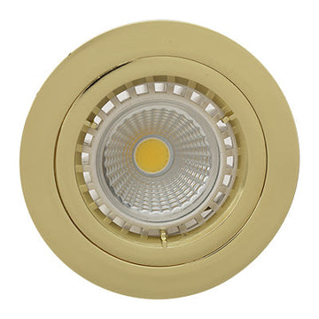 Eurolux Downlight Standard Straight Twist 80mm Polished Brass in Electrical & Lighting,Lighting,Interior Lighting