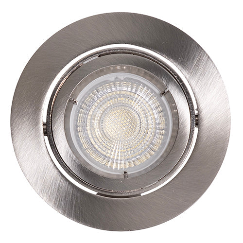Eurolux Downlight Standard Tilt Twist 94mm Satin Chrome in Electrical & Lighting,Lighting,Interior Lighting