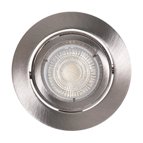 Eurolux Downlight Standard Tilt Twist 94mm Satin Chrome - image 01
