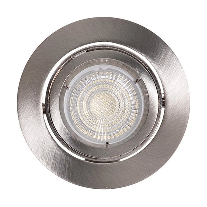 Eurolux Downlight Standard Tilt Twist 94mm Satin Chrome - image 01