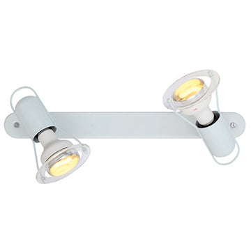 Eurolux Spotlight Mini Disc Bar 2 Light R50 White in Electrical & Lighting,Lighting,Interior Lighting