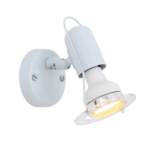 Eurolux Spotlight Mini Disc 1 Light R50 80mm White in Electrical & Lighting,Lighting,Interior Lighting