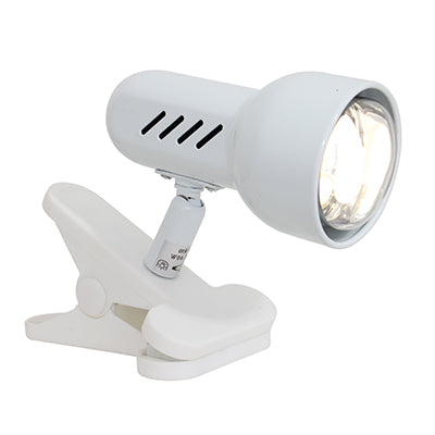 Eurolux Table Lamp Mini Turbo Desk Clamp 65mm White in Electrical & Lighting,Lighting,Interior Lighting