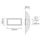 Eurolux Plain Foot Light 1X60W Black - image 01