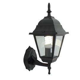 Eurolux Lantern 4 Panel Upfacing Black in Electrical & Lighting,Lighting,Exterior Lighting