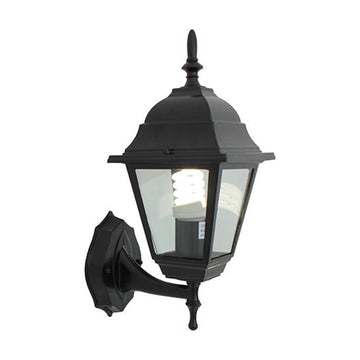 Eurolux Lantern 4 Panel Upfacing Black - image 01