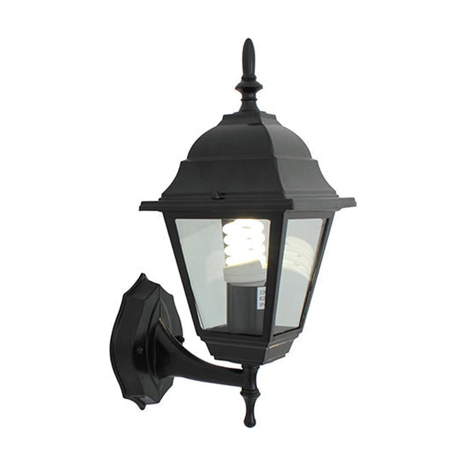 Eurolux Lantern 4 Panel Upfacing Black - image 01