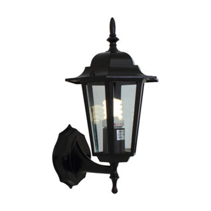 Eurolux Lantern 6 Panel Upfacing Black - image 01