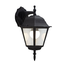 Eurolux Lantern 4 Panel Downfacing Black - image 01