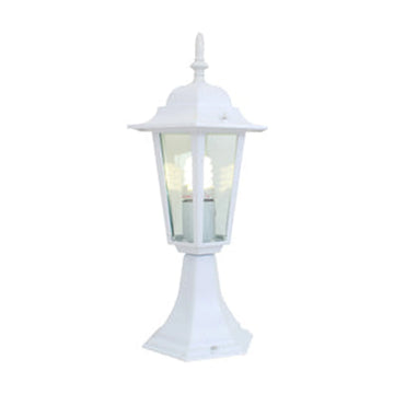 Eurolux Lantern 6 Panel Pedestal White - image 01