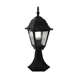 Eurolux Lantern 4 Panel Pedestal Black - image 01