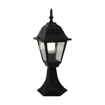Eurolux Lantern 4 Panel Pedestal Black - image 01