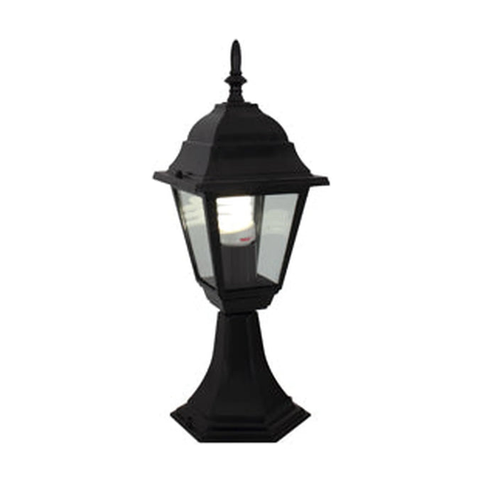 Eurolux Lantern 4 Panel Pedestal Black - image 01
