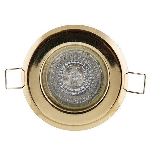 Eurolux Downlight GU10 PAR16 50W 220V Polished Brass in Electrical & Lighting,Lighting,Interior Lighting