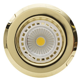 Eurolux Downlight Standard Straight 85mm Polished Brass in Electrical & Lighting,Lighting,Interior Lighting