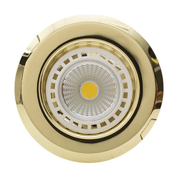 Eurolux Downlight Standard Straight 85mm Polished Brass - image 01